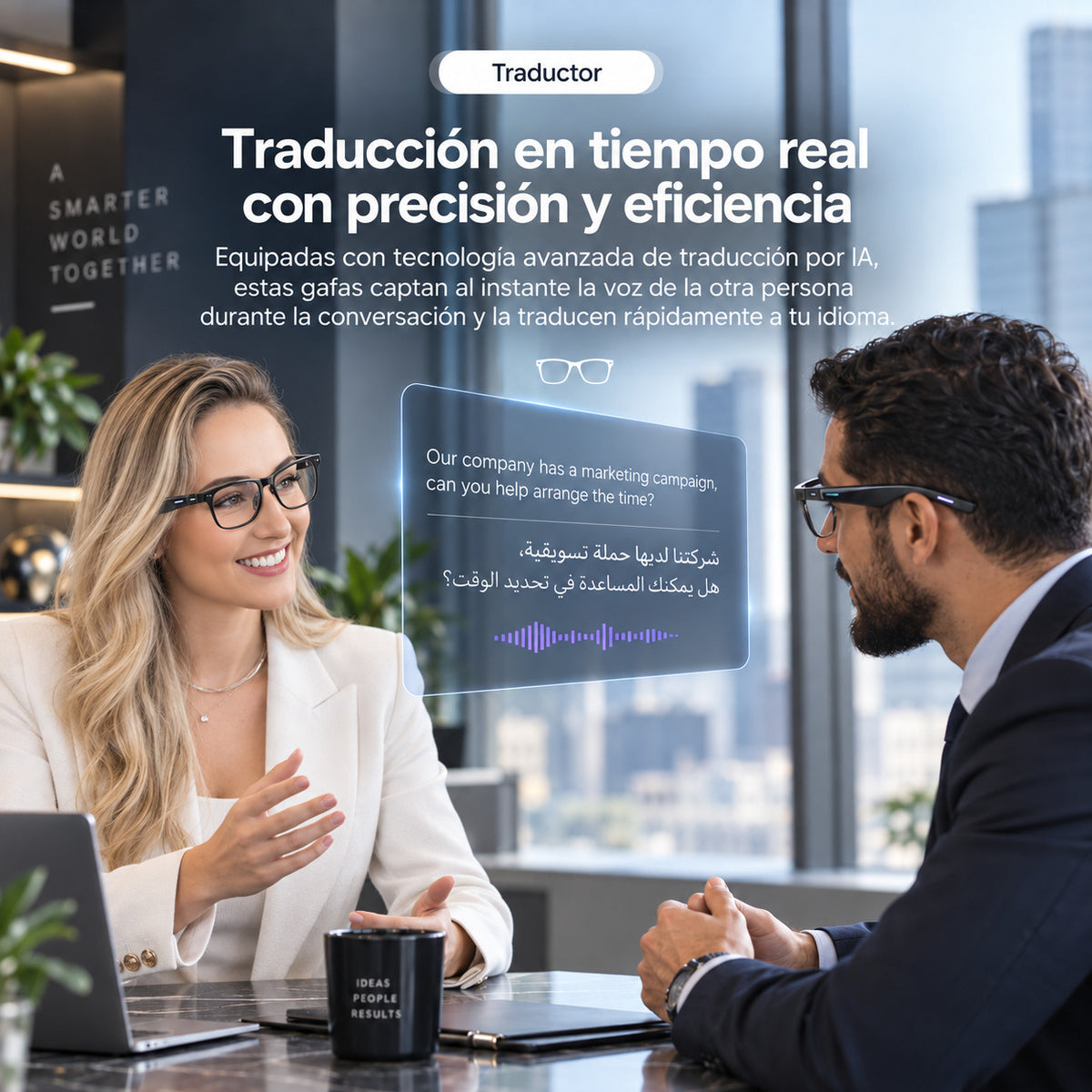 Smart Glass Gafas Inteligentes con camara e inteligencia artificial integrada