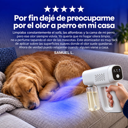 Spray neutralizador de olores para mascotas y hogar