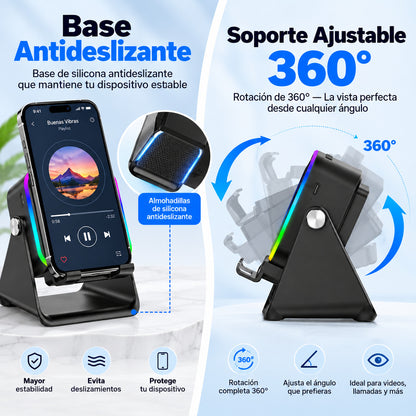 Parlante de inducción portátil 5 en 1