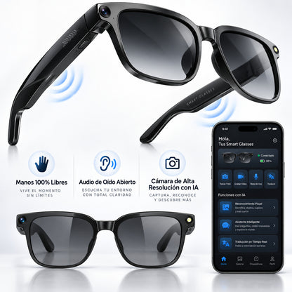 Smart Glass Gafas Inteligentes con camara e inteligencia artificial integrada