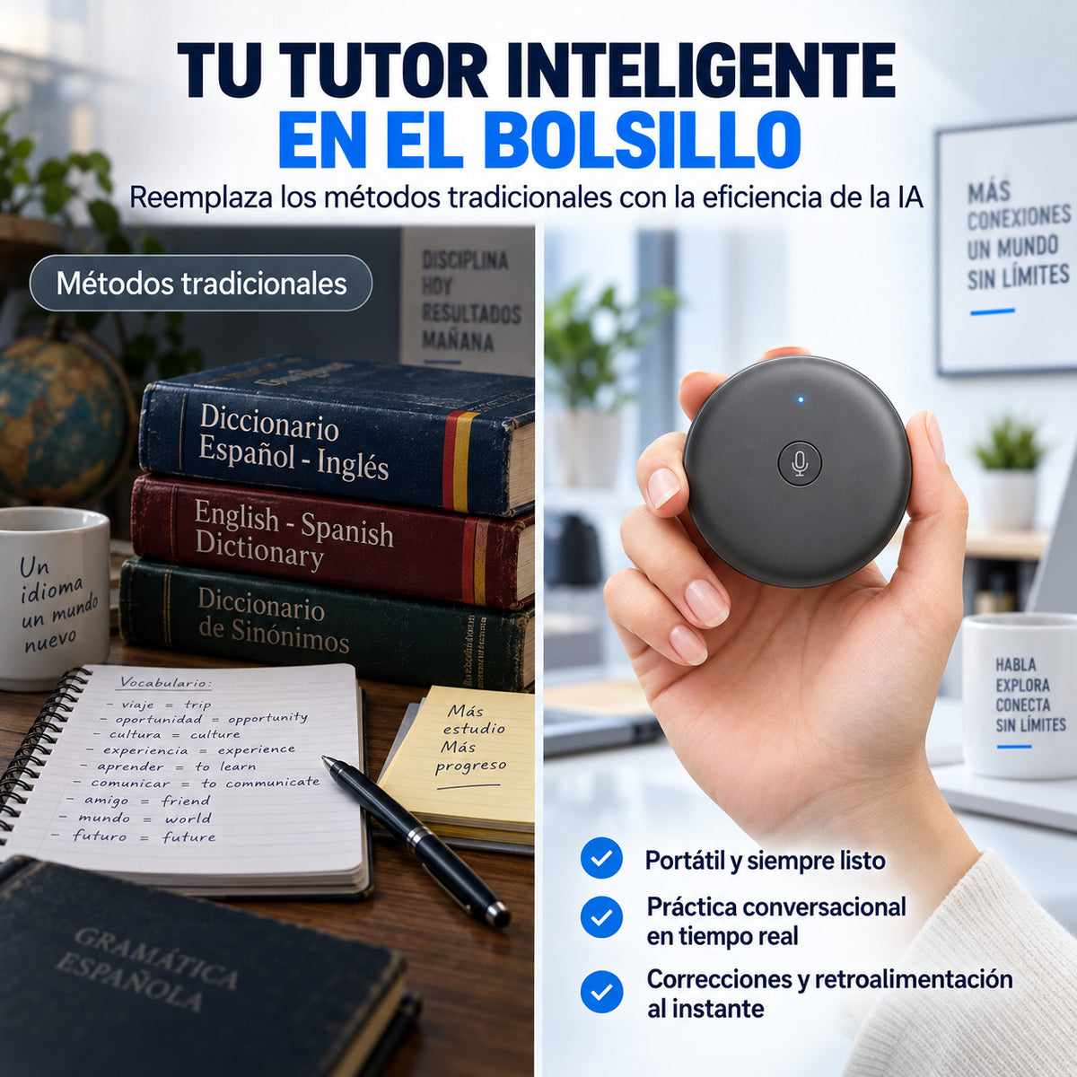 Dispositivo inteligente de traductor de idiomas